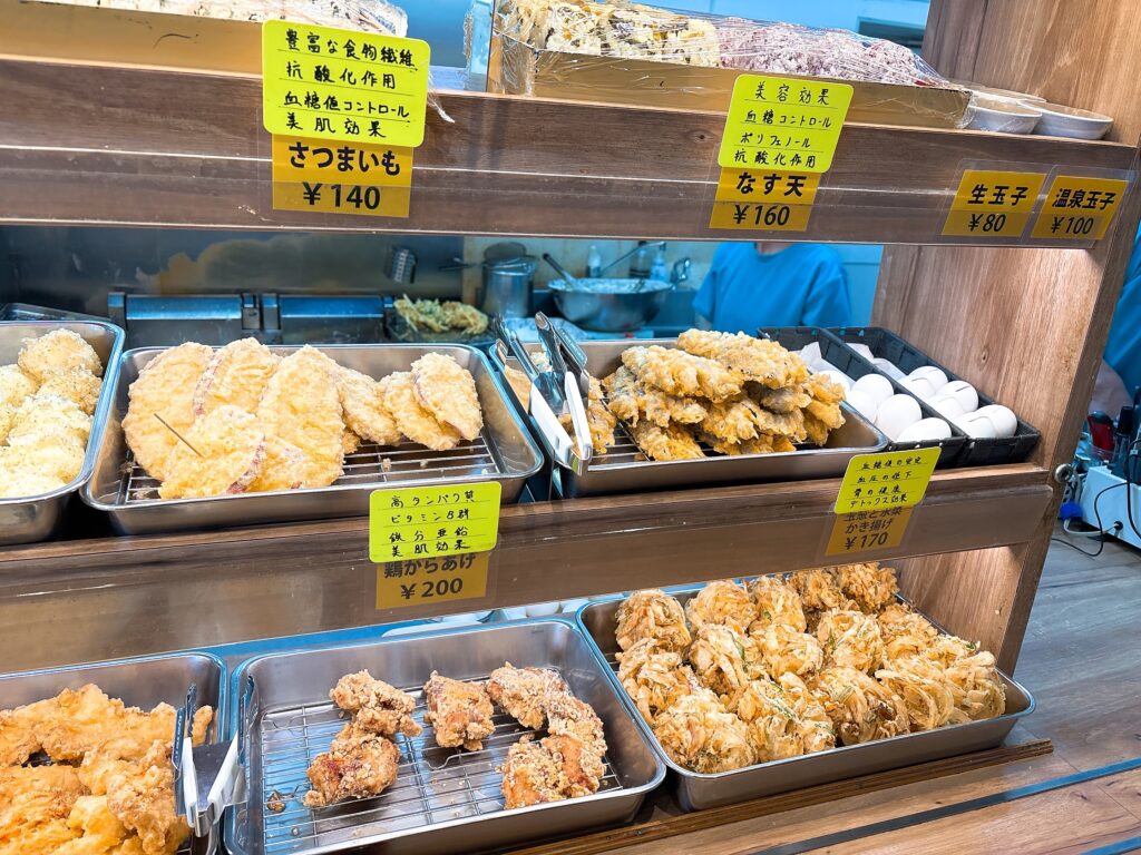 うどん村　2025年4月　メニューIMG_1215セルフ